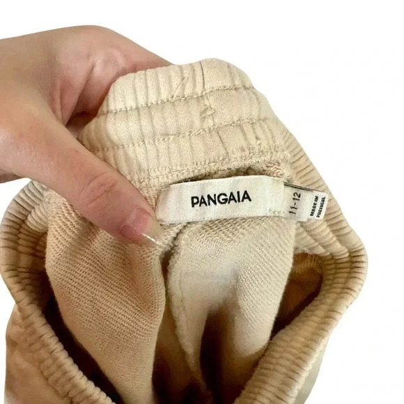 Pangaia Kids' 365 Midweight Long Shorts in Sand-Still Full Price - Picture 9 of 11
